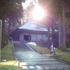 岩手県の中尊寺で能を見る